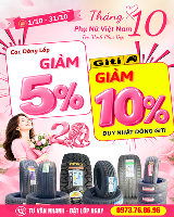 Khuyến Mãi Lốp Xe Tháng 10 – Giảm 5%, Giti Giảm 10%