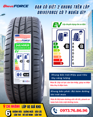 2 Khung Trên Lốp DriveForce Có Ý Nghĩa Gì? | DriveForce EV