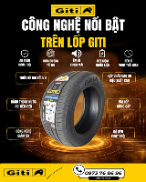 Công Nghệ Nổi Bật Trên Lốp Giti | Bám Đường, Êm Ái, Bền Bỉ