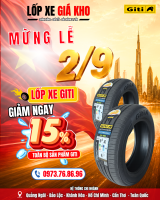 2/9 Lốp Giti Giảm 15% – Đừng Bỏ Lỡ Deal Lốp Chính Hãng