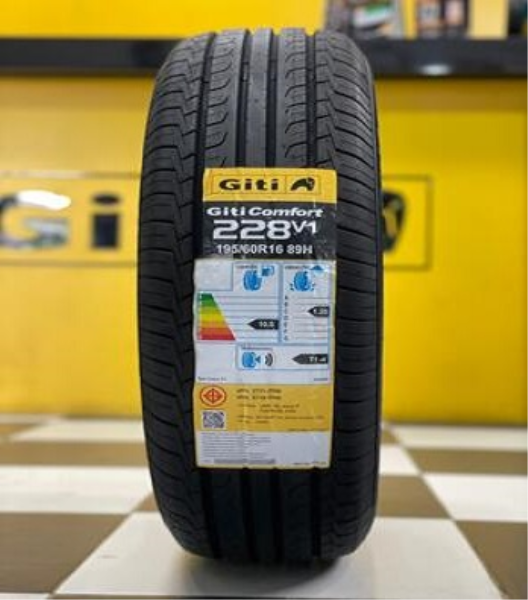 Lốp Giti 195/60R16 Chính Hãng – Êm, Bền, Bám Đường Tốt