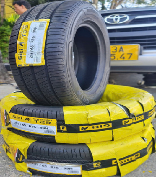Lốp Giti 205/65R16 Chính Hãng – Bền Bỉ, Êm Ái, Bám Đường Tốt